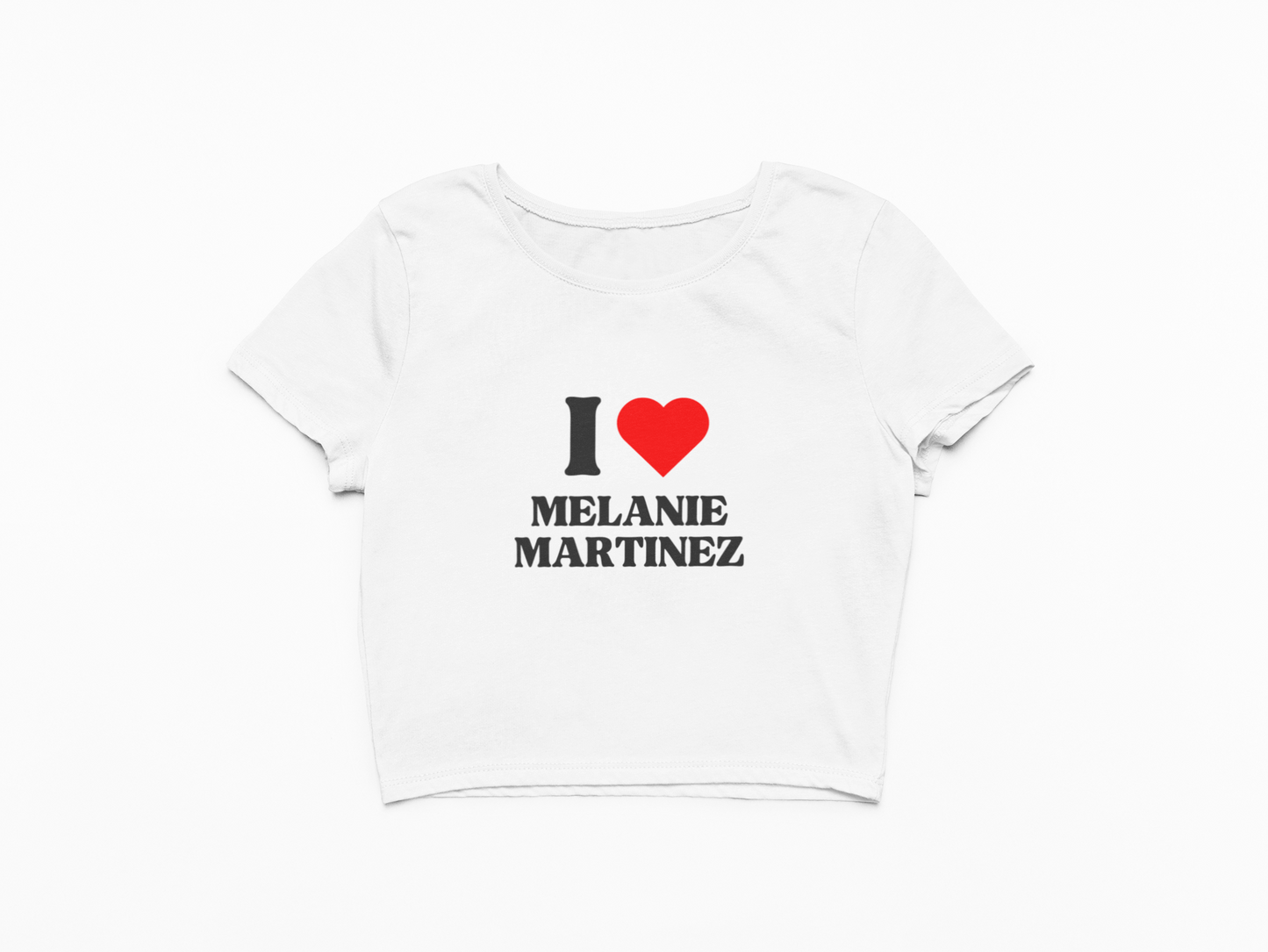 I Heart Melanie Martinez Crop Top - Trendy Fan Shirt