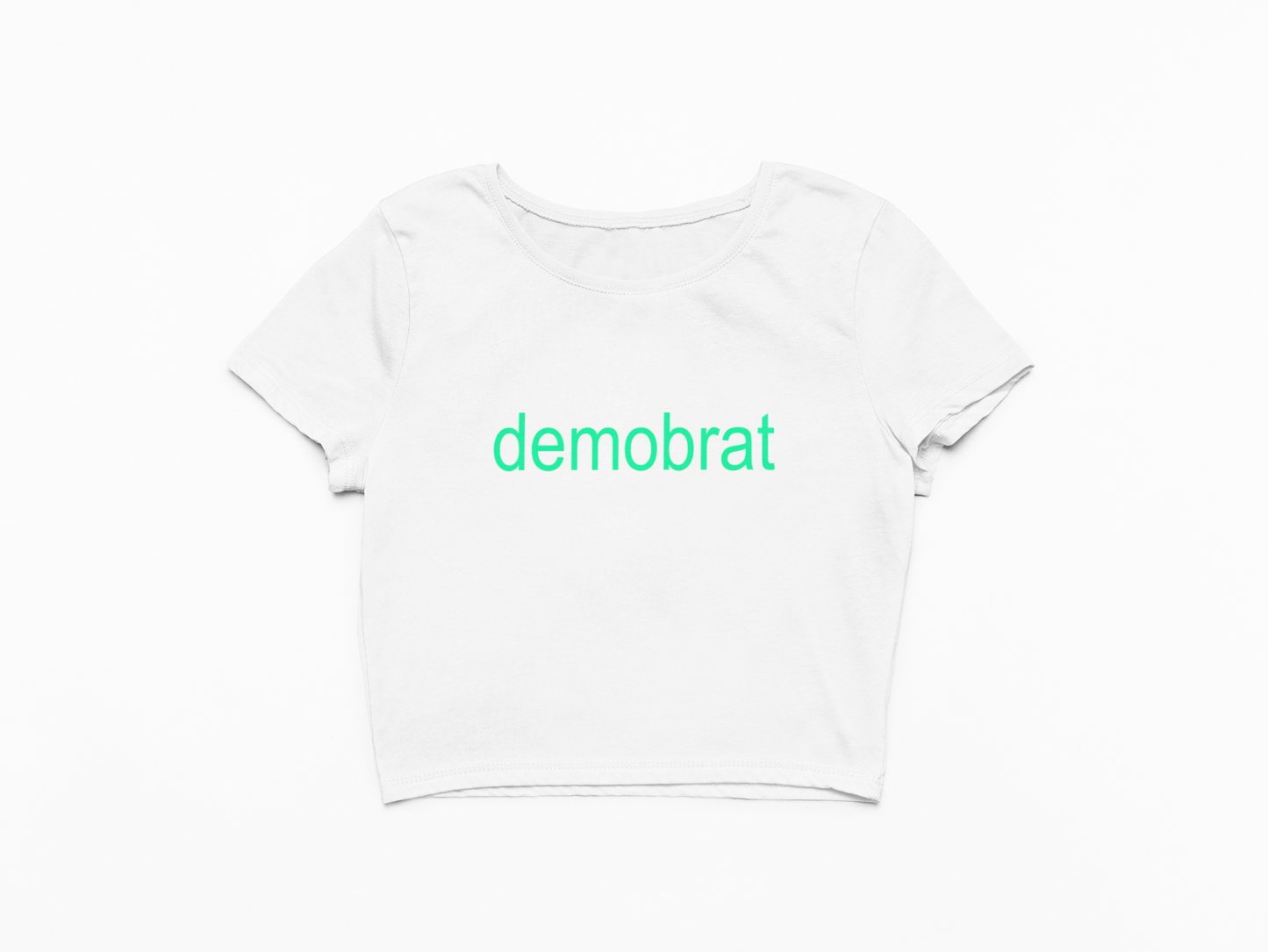 Demobrat Crop Top – Bold and Stylish Statement Shirt